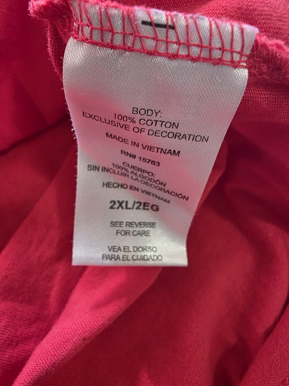 Champion Men’s Classic Logo T-Shirt - Red - Picture 7 of 7